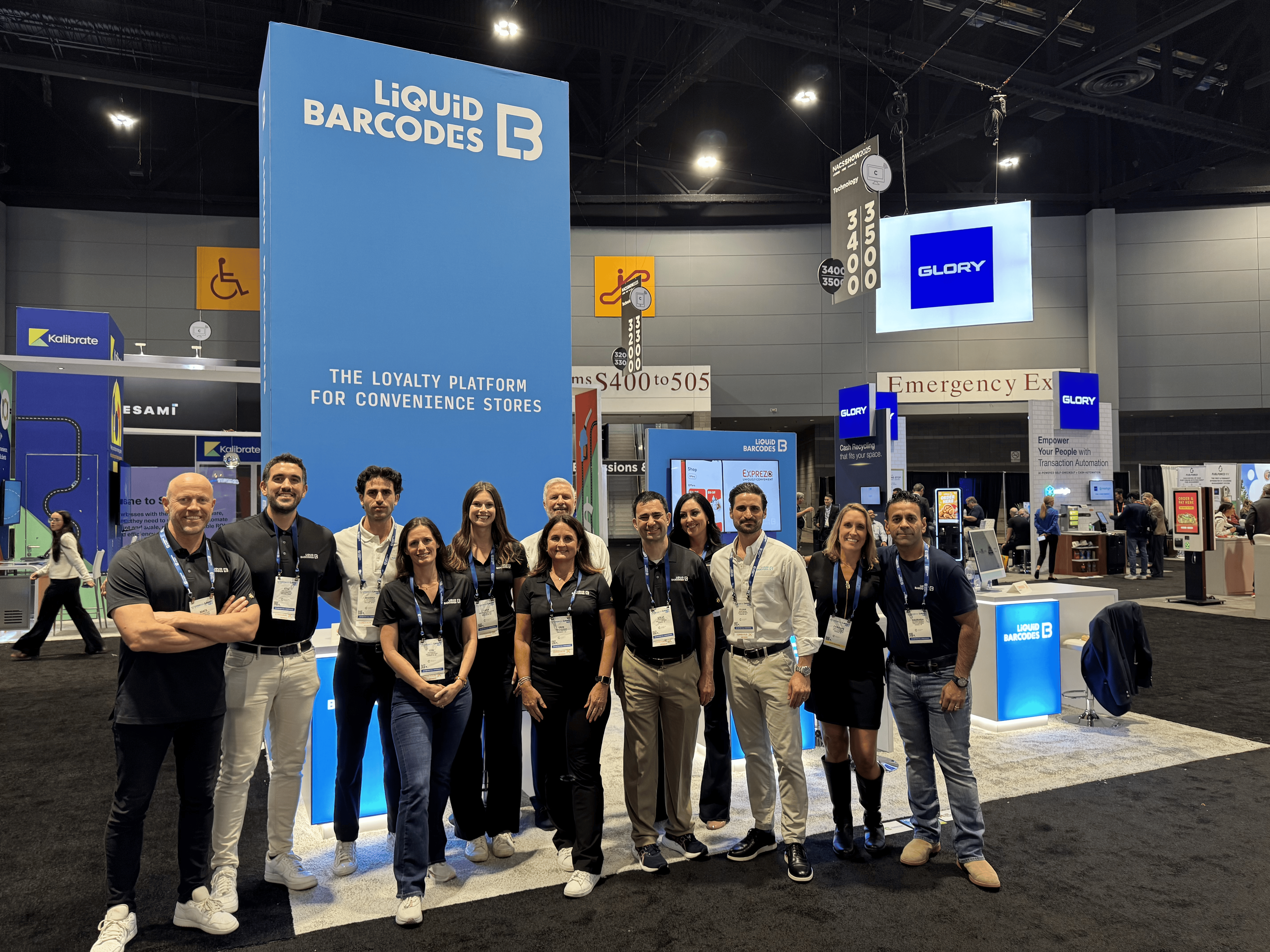 Liquid Barcodes Team Picture - From The NACS Show